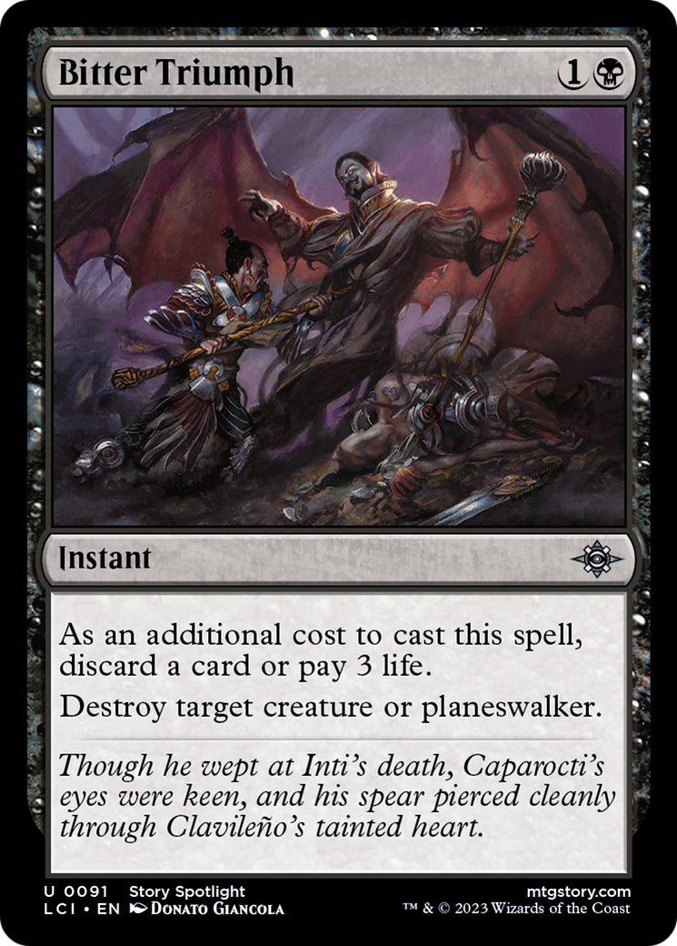 Bitter Triumph (091) - The Lost Caverns of Ixalan