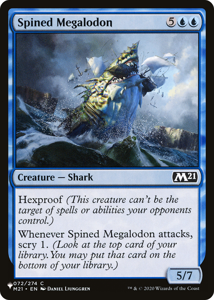 Spined Megalodon (M21-72) - The List