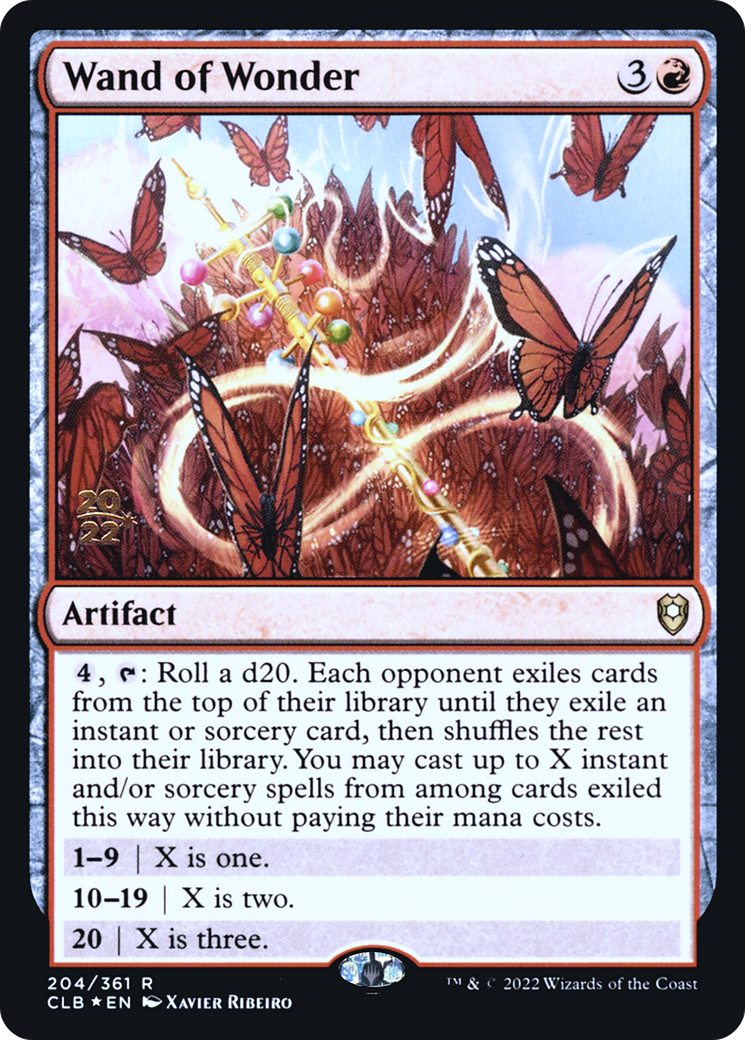 Wand of Wonder (204s) Foil - Battle for Baldur's Gate Promos