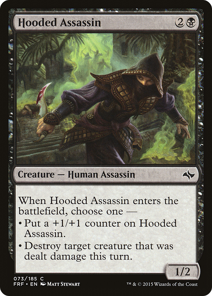 Hooded Assassin (073) Foil - Fate Reforged