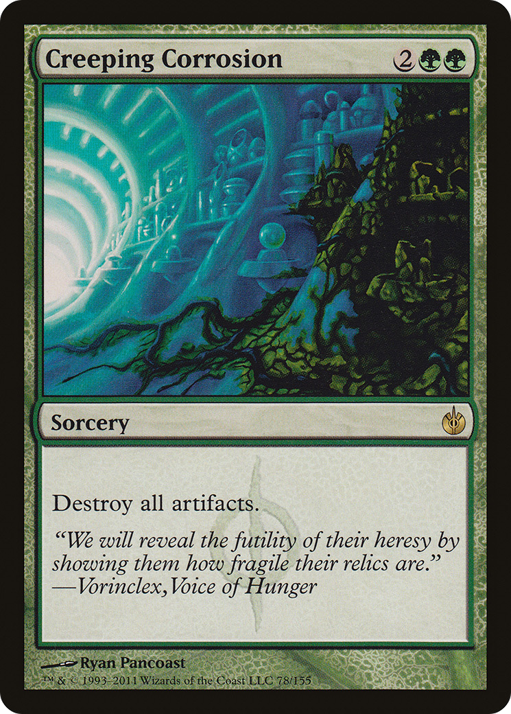 Creeping Corrosion (078) Foil - Mirrodin Besieged