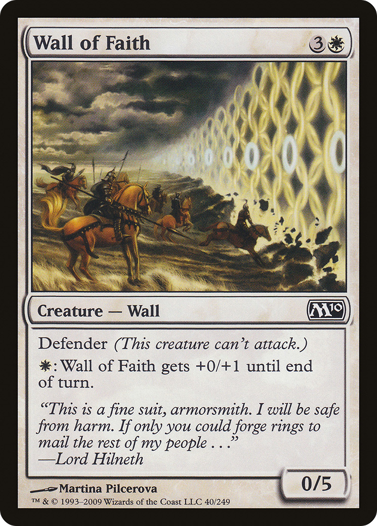 Wall of Faith (040) Foil - Magic 2010