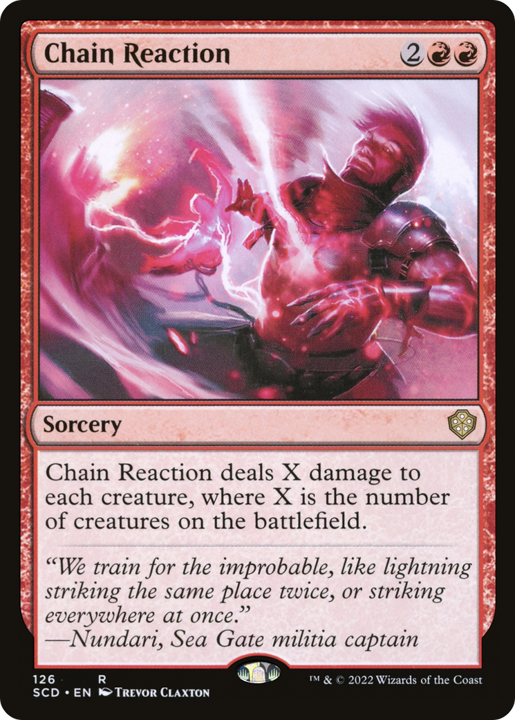 Chain Reaction (126) - Starter Commander Decks