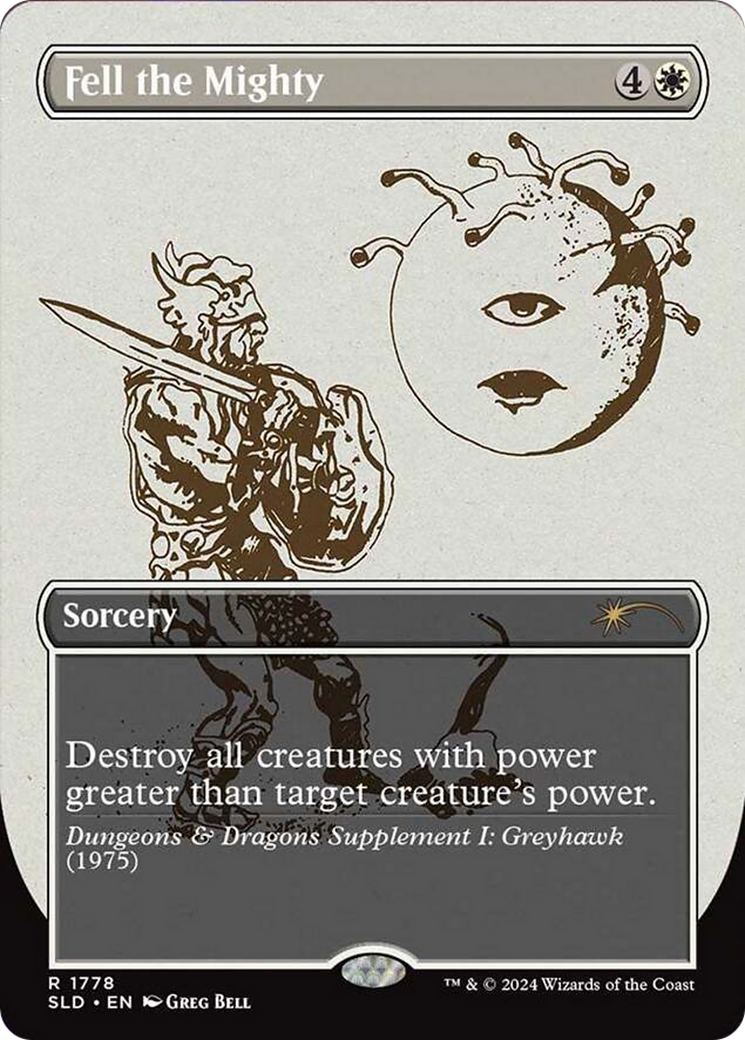 Fell the Mighty (1778) - Secret Lair Drop