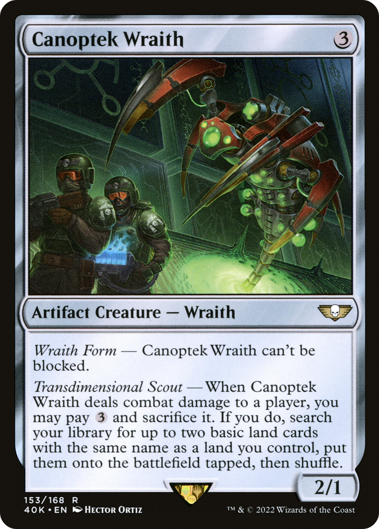Canoptek Wraith (153) - Warhammer 40,000 Commander