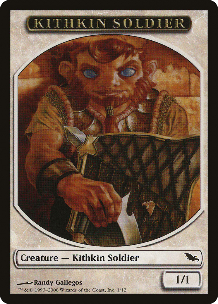 Kithkin Soldier Token (001) - Shadowmoor Tokens