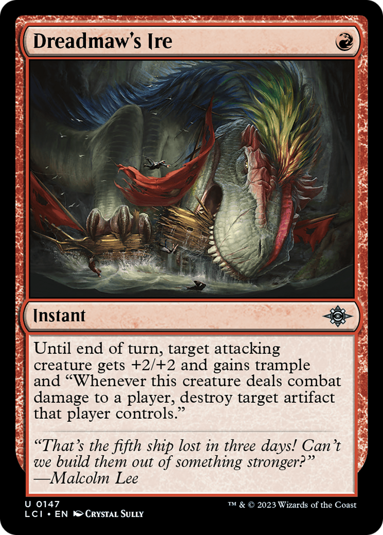 Dreadmaw's Ire (147) Foil - The Lost Caverns of Ixalan
