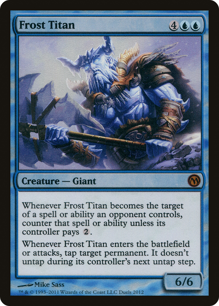 Frost Titan Foil - Duels of the Planeswalkers 2012 Promos