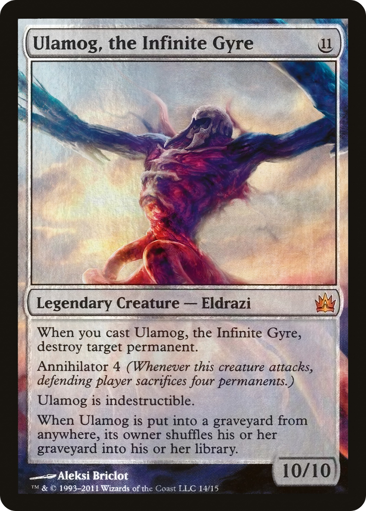Ulamog, the Infinite Gyre (014) Foil - From the Vault: Legends