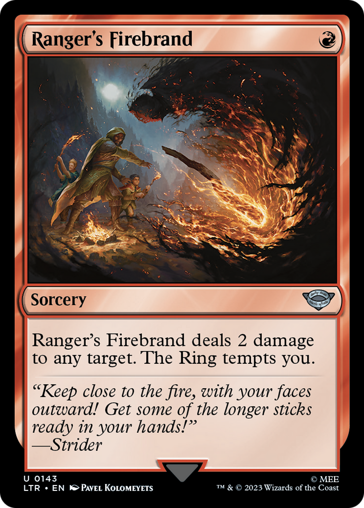 Ranger's Firebrand (143) Foil - The Lord of the Rings: Tales of Middle-earth