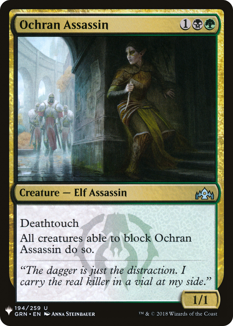 Ochran Assassin (GRN-194) - The List