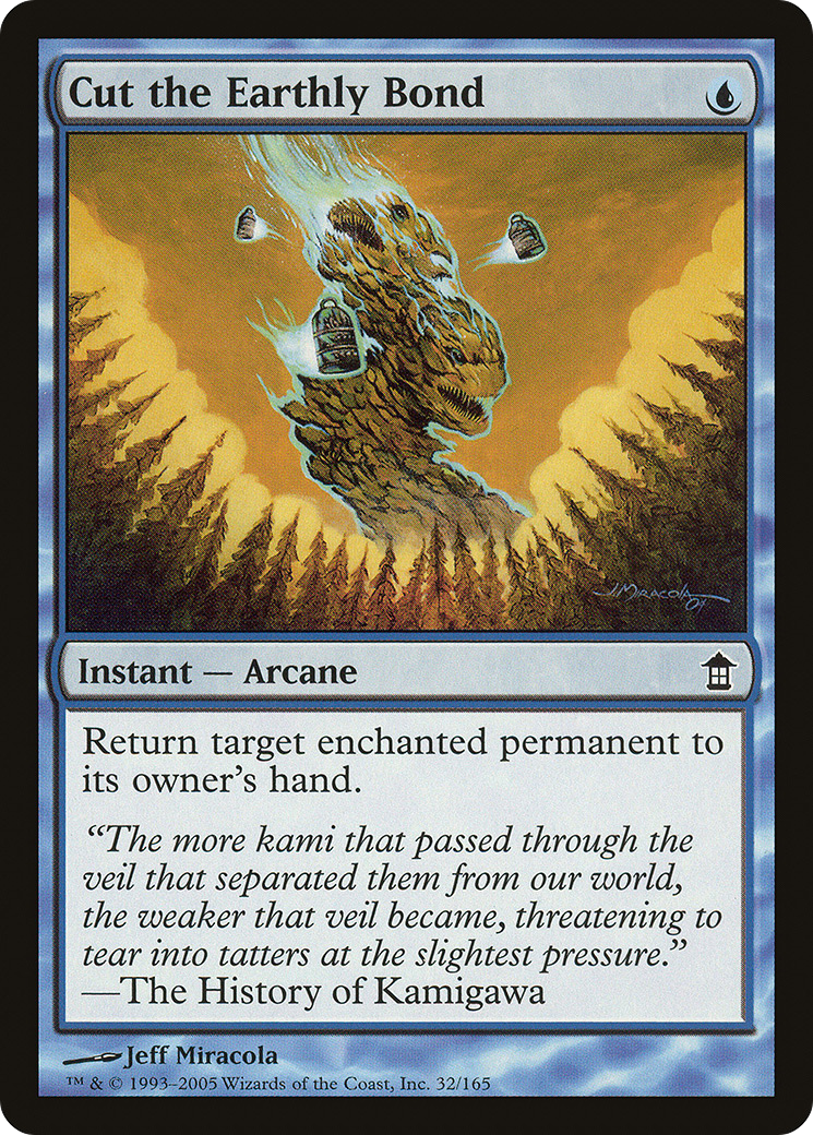 Cut the Earthly Bond (032) Foil - Saviors of Kamigawa