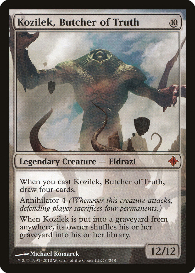 Kozilek, Butcher of Truth (006) Foil - Rise of the Eldrazi