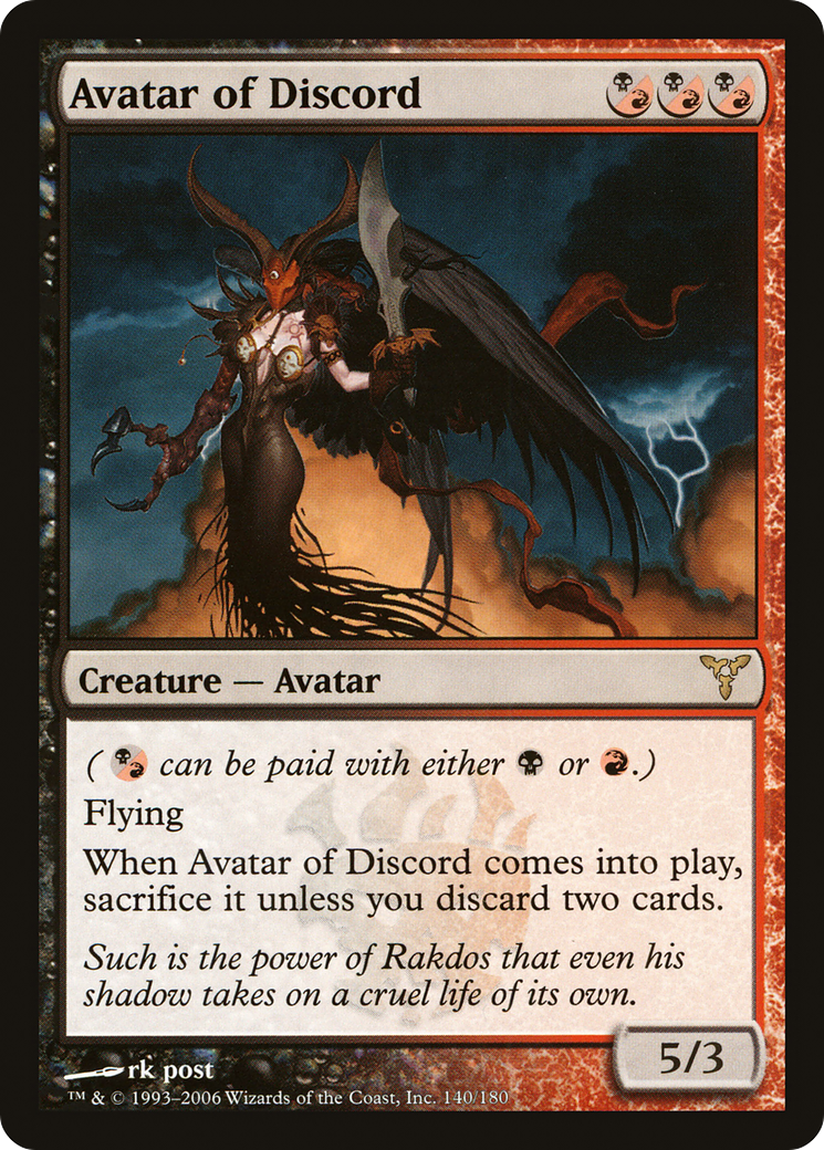 Avatar of Discord (140) - Dissension