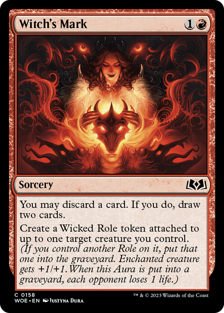 Witch's Mark (158) - Wilds of Eldraine