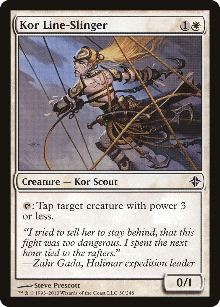 Kor Line-Slinger (030) Foil - Rise of the Eldrazi