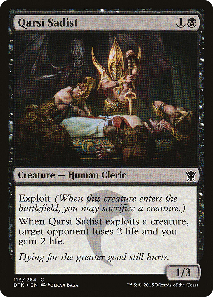 Qarsi Sadist (113) Foil - Dragons of Tarkir