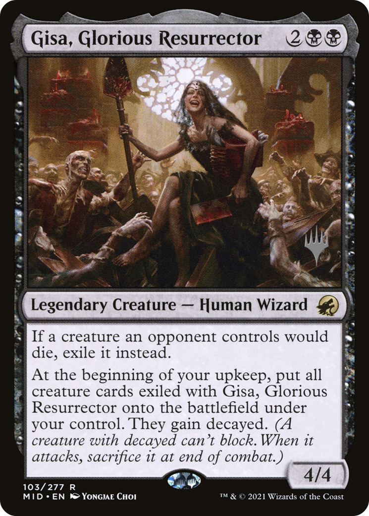 Gisa, Glorious Resurrector (103p) Foil - Innistrad: Midnight Hunt Promos