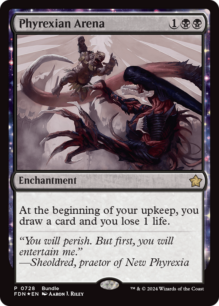 Phyrexian Arena (728) Foil - Foundations