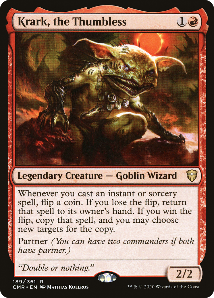 Krark, the Thumbless (189) - Commander Legends