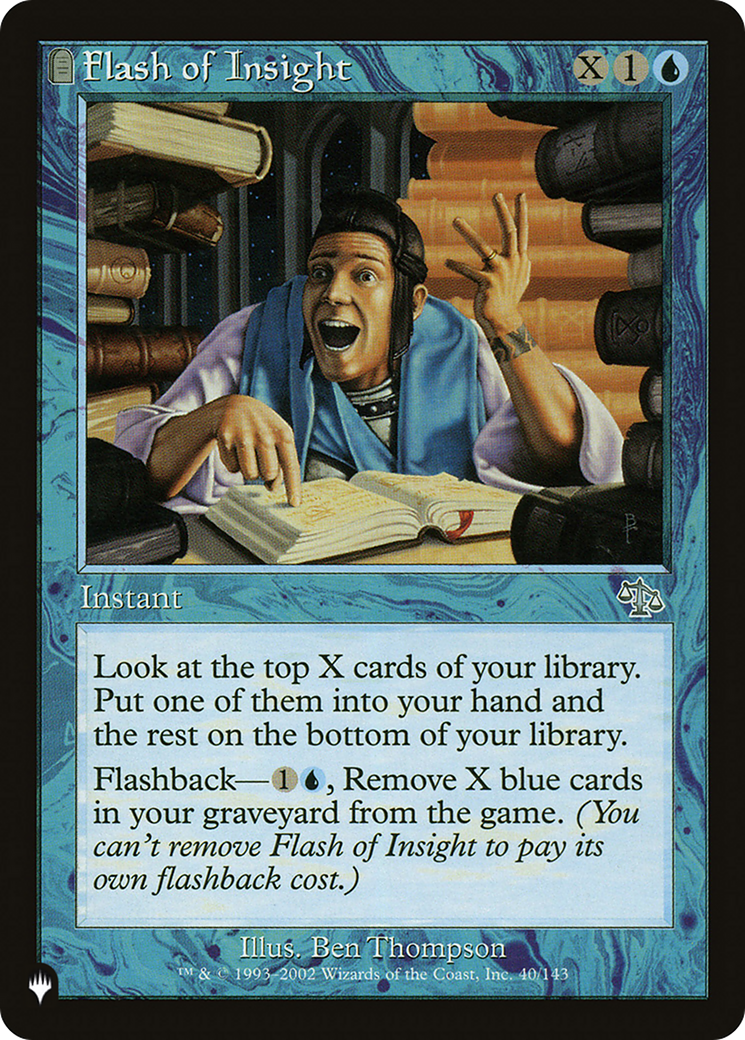 Flash of Insight (Retro) (JUD-40) - The List