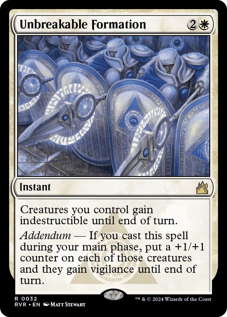 Unbreakable Formation (032) Foil - Ravnica Remastered