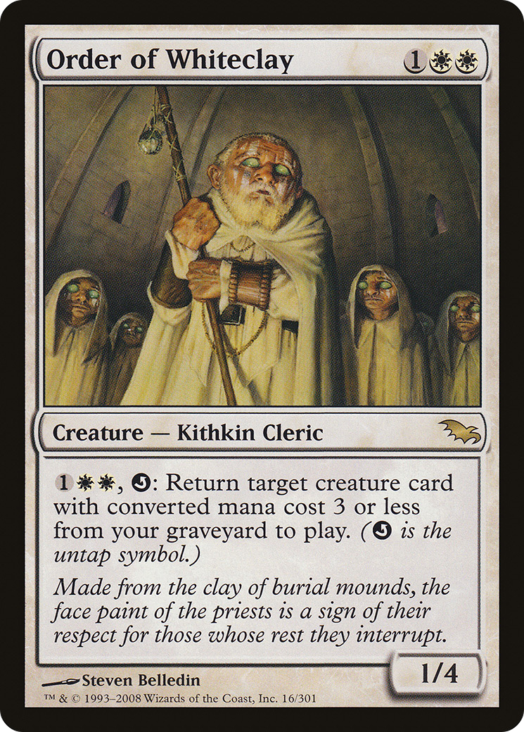 Order of Whiteclay (016) Foil - Shadowmoor