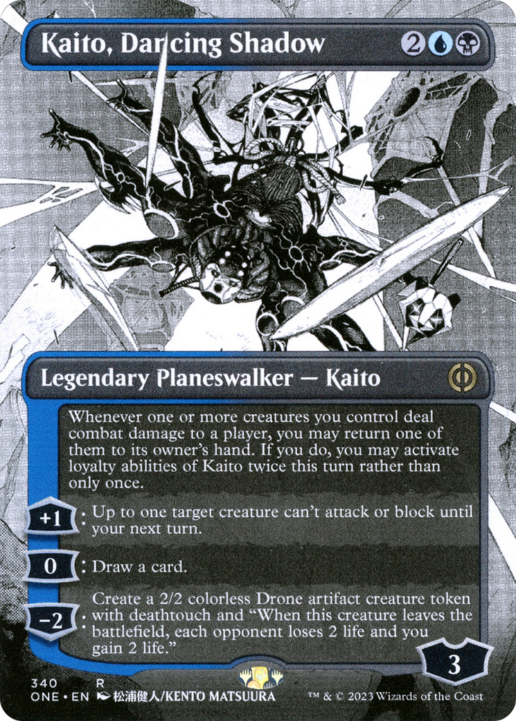 Kaito, Dancing Shadow (Showcase) (340) - Phyrexia: All Will Be One