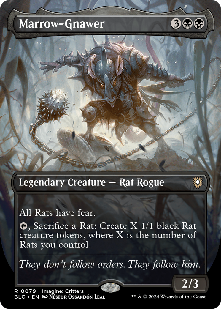 Marrow-Gnawer (Borderless) (079) - Bloomburrow Commander