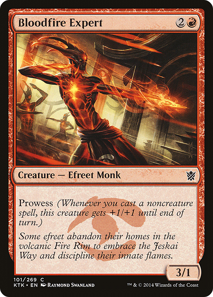 Bloodfire Expert (101) - Khans of Tarkir