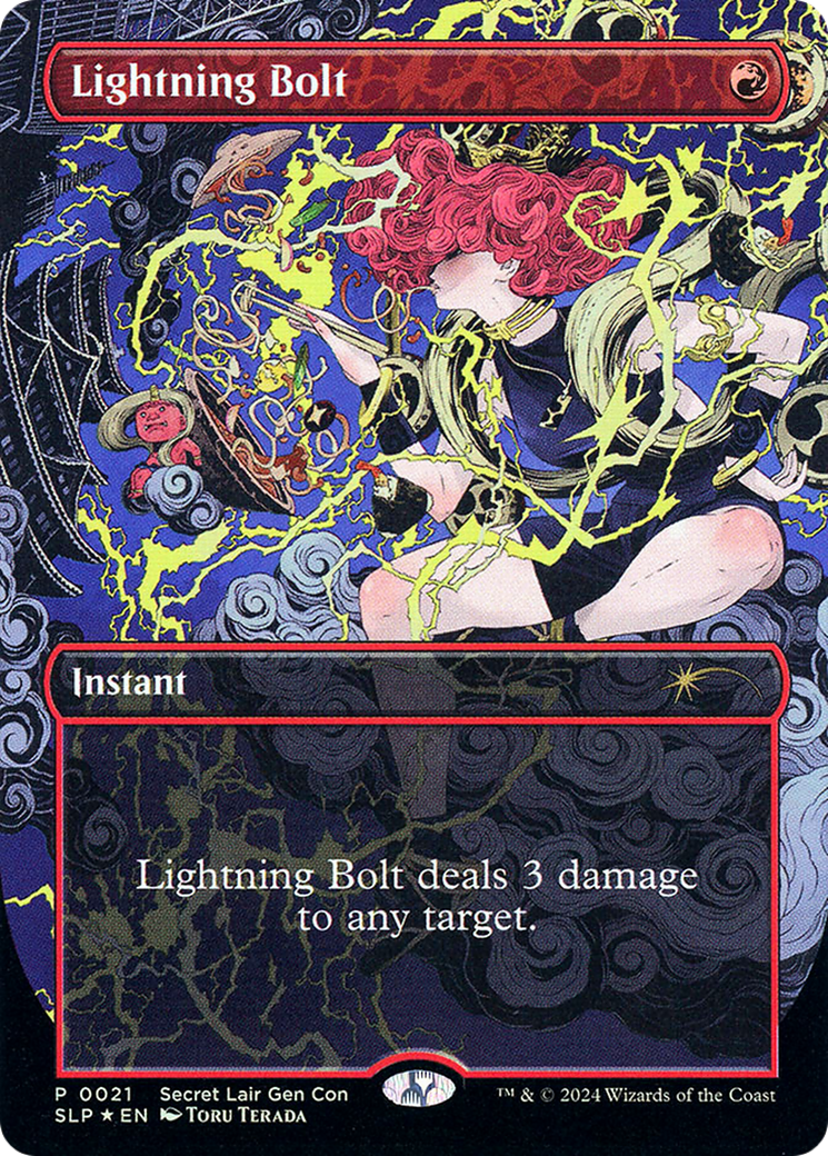 Lightning Bolt (021) Foil - Secret Lair Showdown