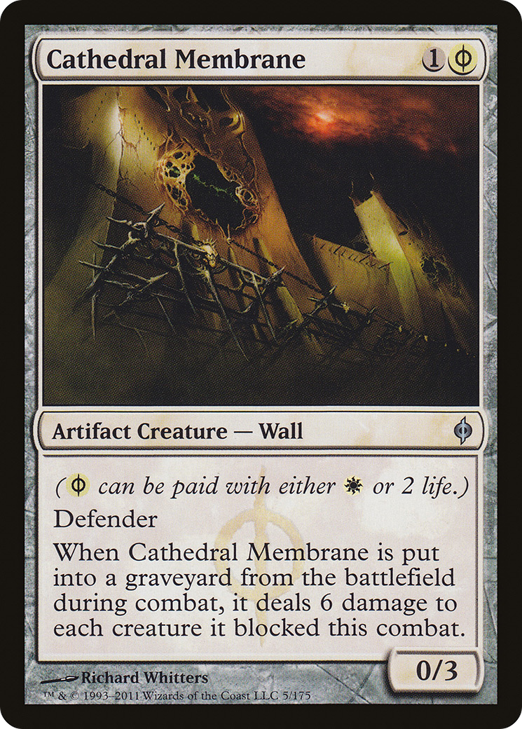 Cathedral Membrane (005) Foil - New Phyrexia