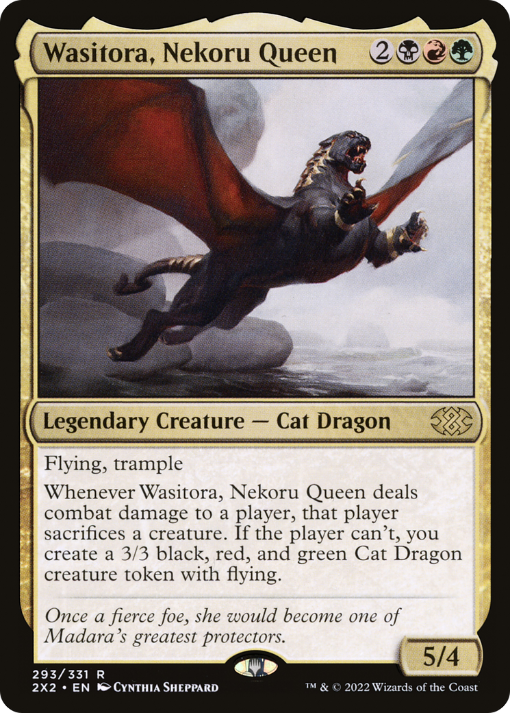 Wasitora, Nekoru Queen (293) - Double Masters 2022