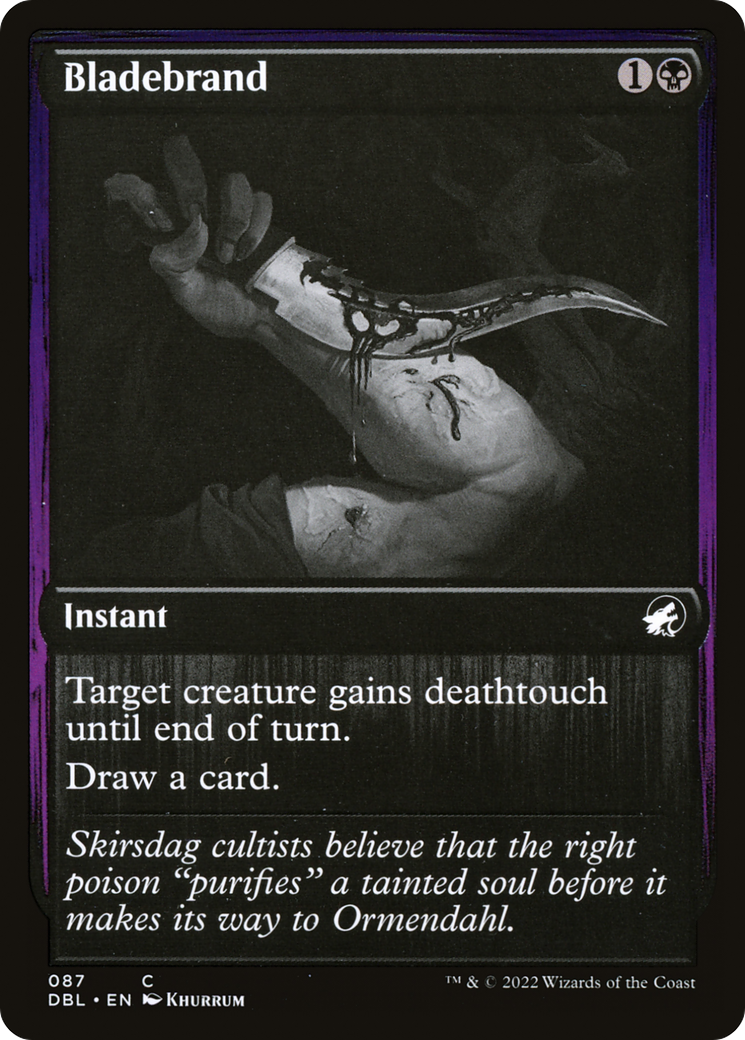 Bladebrand (087) Foil - Innistrad: Double Feature