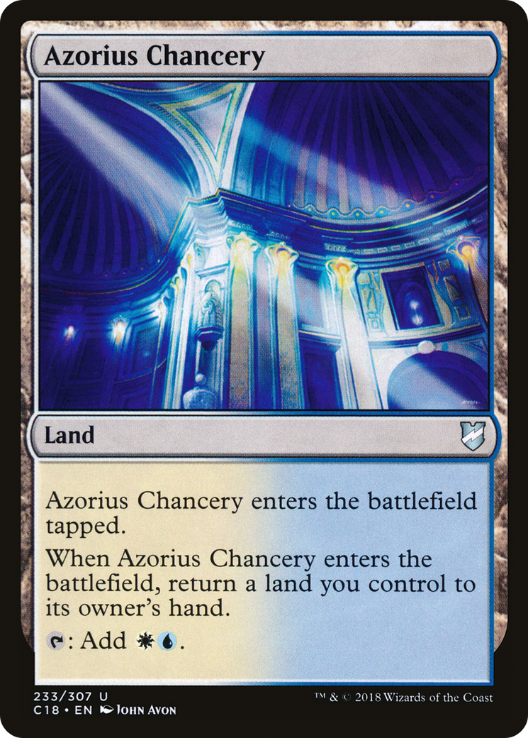 Azorius Chancery (233) - Commander 2018