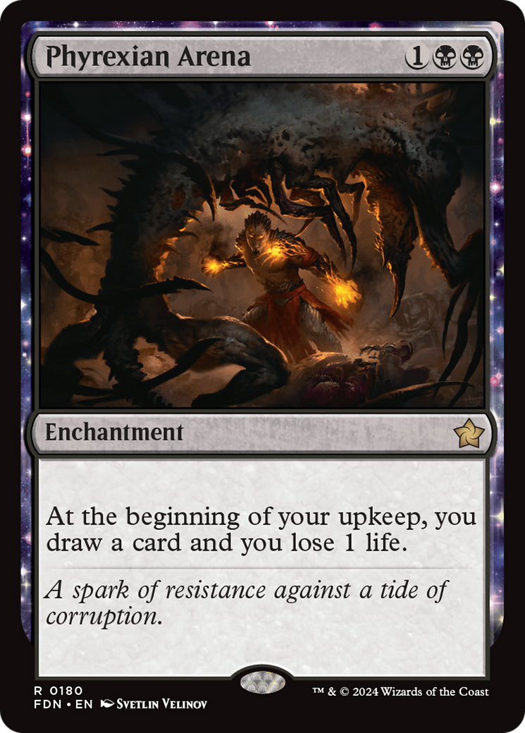 Phyrexian Arena (180) Foil - Foundations