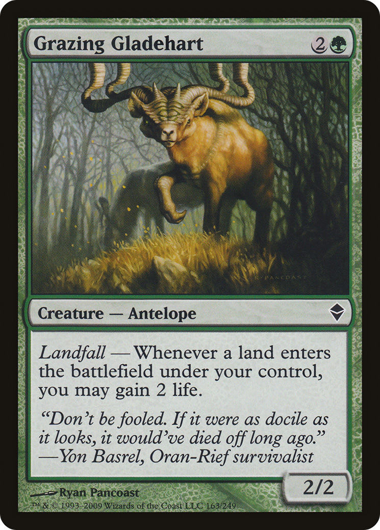 Grazing Gladehart (163) - Zendikar