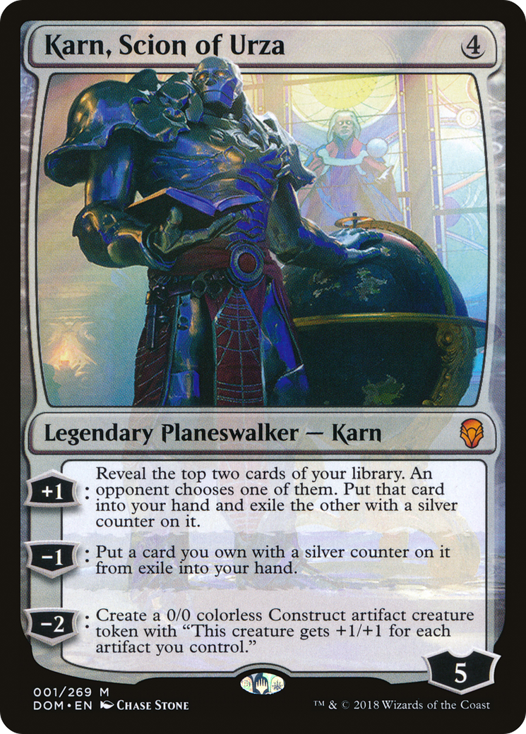 Karn, Scion of Urza (001) Foil - Dominaria