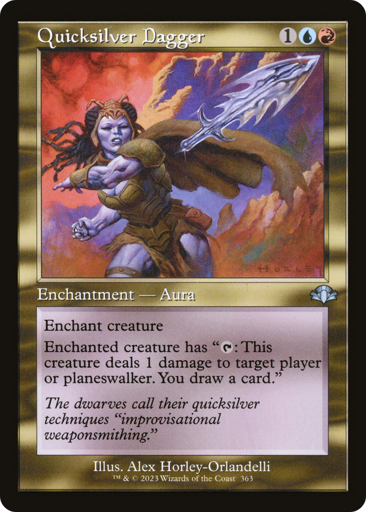Quicksilver Dagger (Retro) (363) - Dominaria Remastered