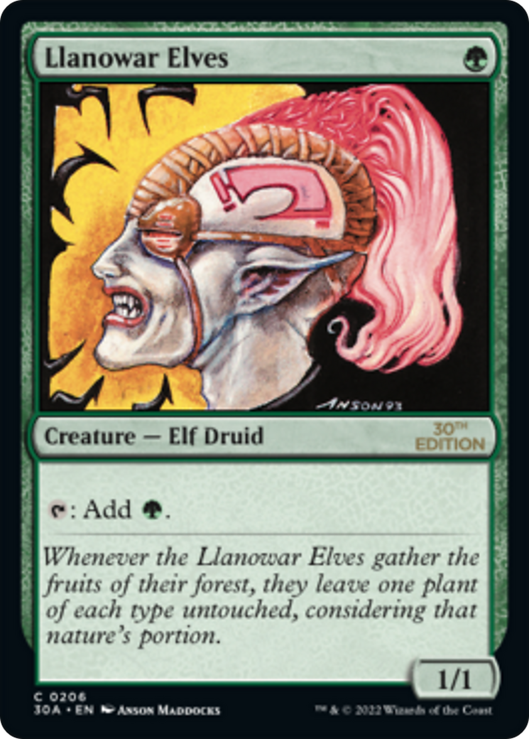 Llanowar Elves (206) - 30th Anniversary Edition