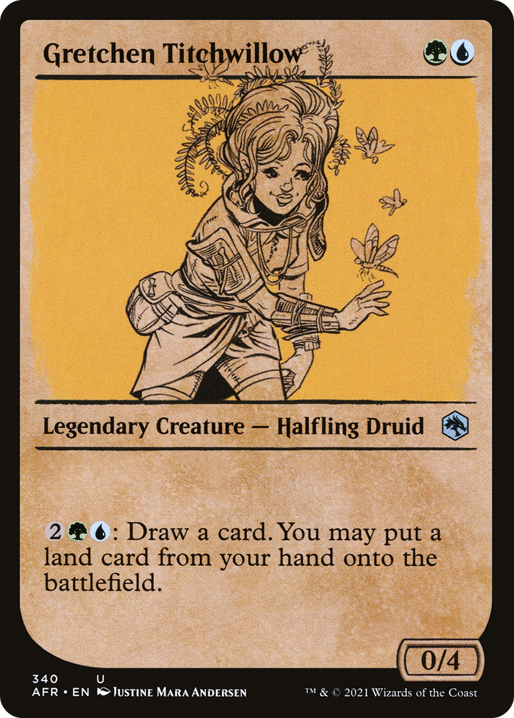 Gretchen Titchwillow (Showcase) (340) Foil - Adventures in the Forgotten Realms