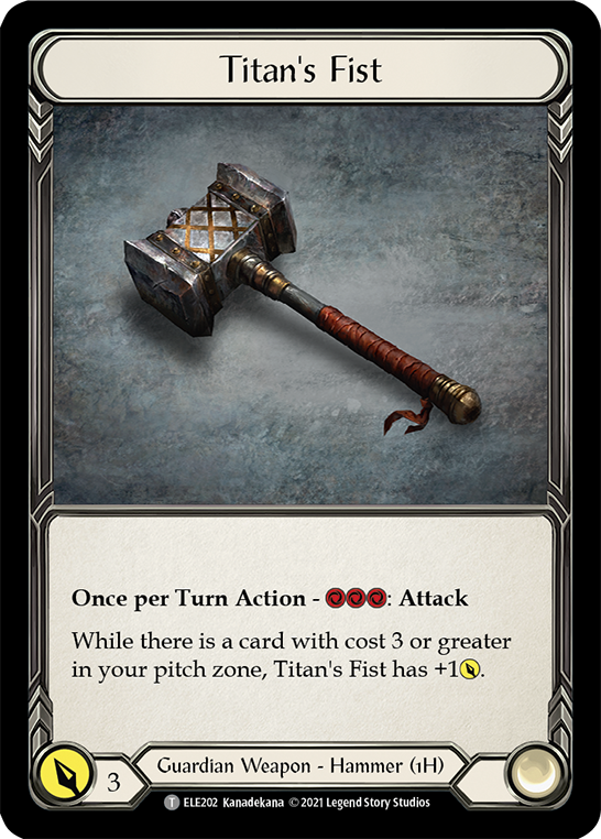 Embodiment of Lightning // Titan's Fist (ELE110) 1st Edition - Tales of Aria