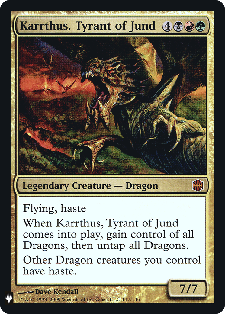 Karrthus, Tyrant of Jund (ARB-117) Foil - The List