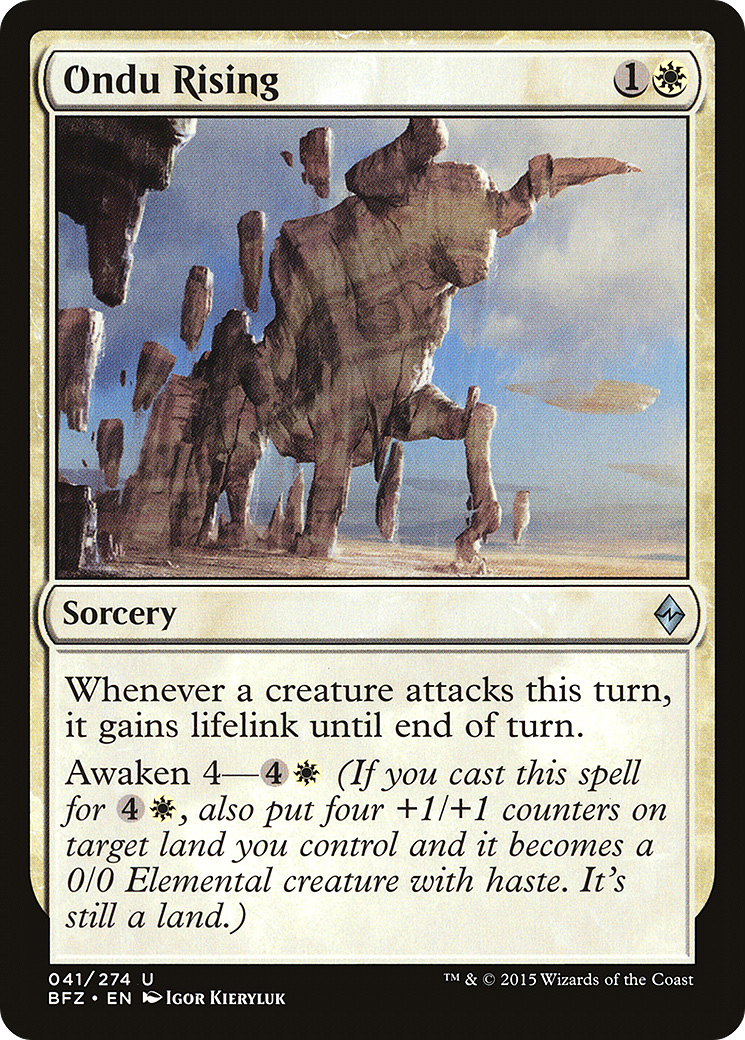 Ondu Rising (041) Foil - Battle for Zendikar