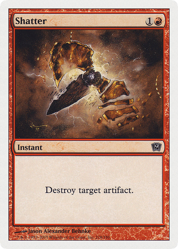 Shatter (218) Foil - Ninth Edition