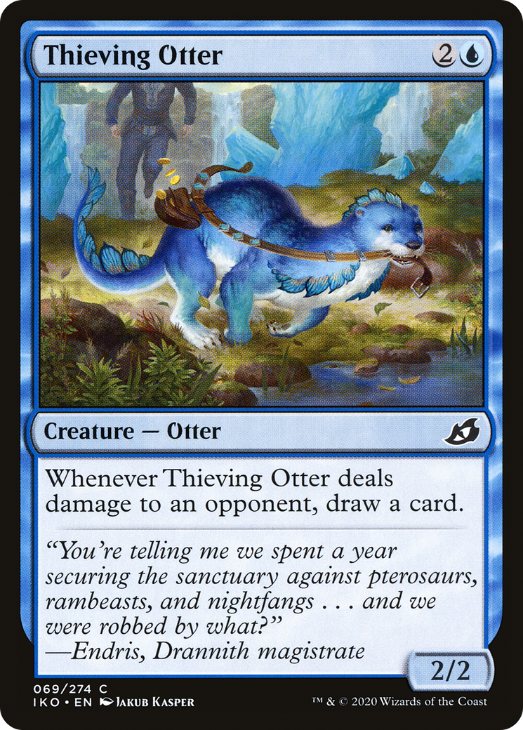Thieving Otter (069) Foil - Ikoria: Lair of Behemoths