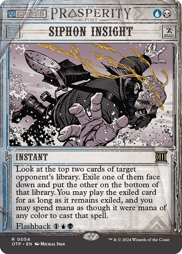 Siphon Insight (Showcase) (054) Foil - Breaking News