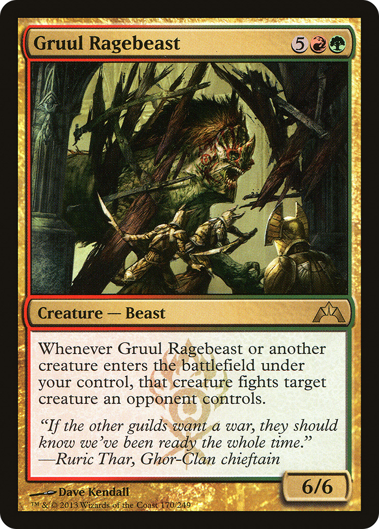 Gruul Ragebeast (170) - Gatecrash