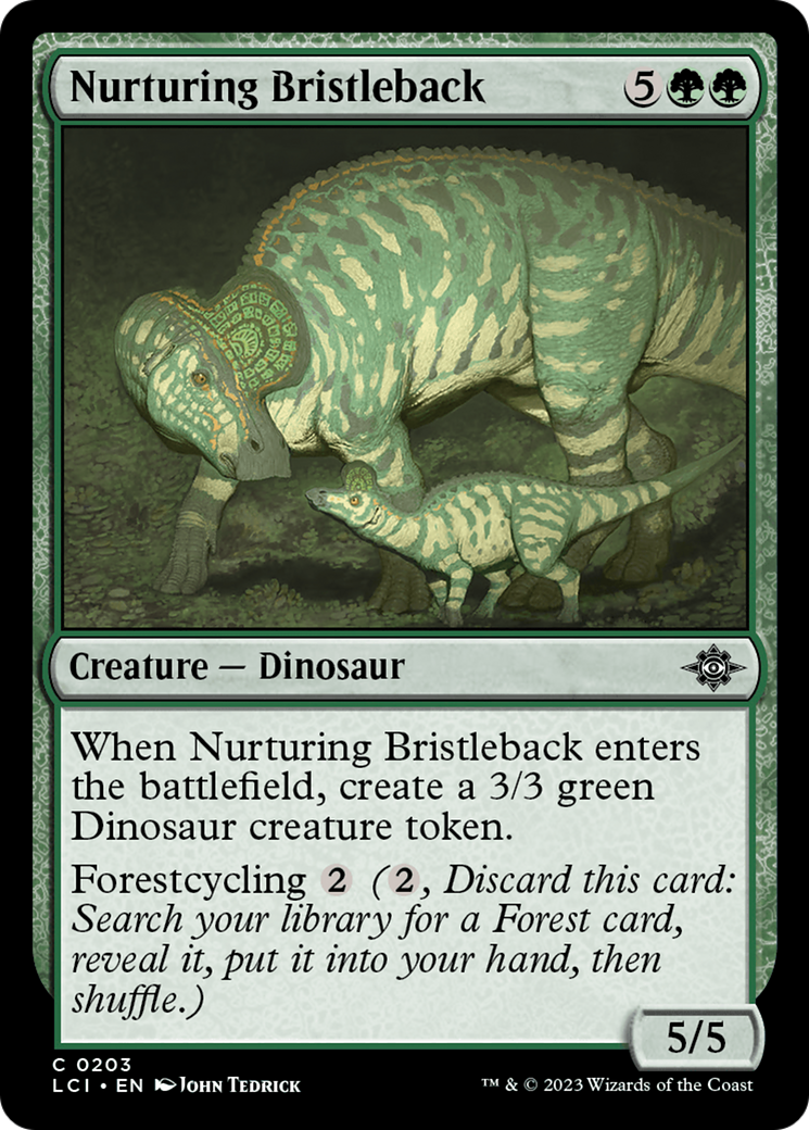 Nurturing Bristleback (203) - The Lost Caverns of Ixalan