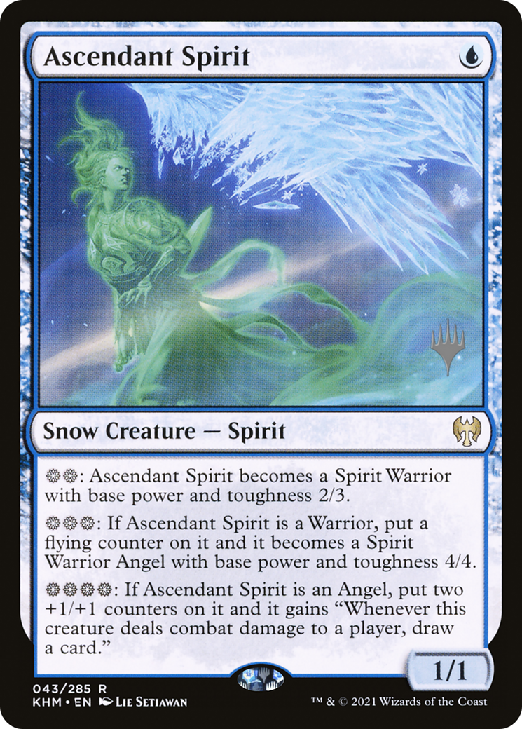 Ascendant Spirit (43p) - Kaldheim Promos